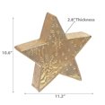 thumbnail image 3 of Gold Metal Embossed 3D Star Stand (11.2"), 3 of 3