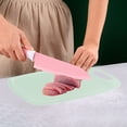 thumbnail image 3 of Plastic Cutting Board For Kitchen Dishwasher Safe Double-Sided Extra Large 12.59 in x 8.46 in With Non-Slip Feet And Grinding Area, 3 of 8