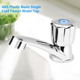 thumbnail image 4 of Qiilu ABS Plastic Single Cold Faucet Water Tap Bathroom Basin Kitchen Sink Accessories, Single Cold Water Tap, 4 of 6