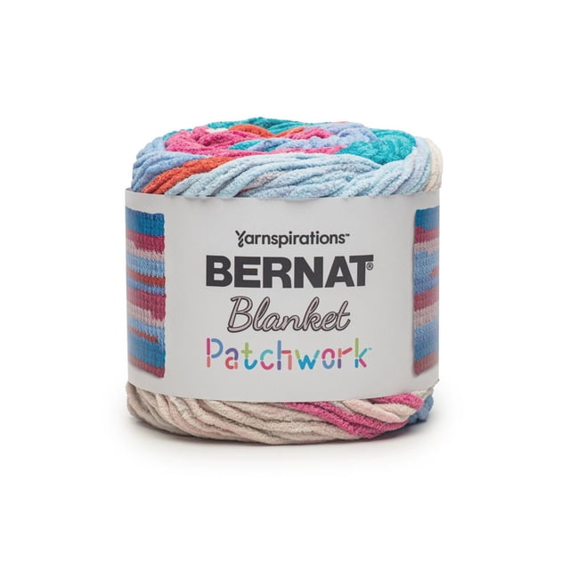 Bernat® Blanket Patchwork™ #6 Super Bulky Polyester Yarn, 10.5oz/300g 220 Yards