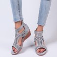 thumbnail image 1 of Cameland Sandales Décontractées pour Femmes à Découpes, Talon Compensé, à Boucle, Confortables, 1 of 6