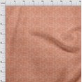 thumbnail image 4 of oneOone Popeline de Coton Brun Rouille Tissu Aquarelle Matériel de Couture Tissu Imprimé au Mètre 56 Pouces de Large, 4 of 4