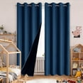 thumbnail image 1 of Elegant Top Design Curtains For Complete Light Blocking And Thermal Insulation Room Darkening Drapes With Easy Window Installation, 1 of 4