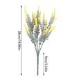thumbnail image 2 of LSLJS Artificial Flowers for Outdoor, Plastic Flowers Decoration, Home Decoration European Style Lavender Artificial Flower Wedding Fake Flower, 2 of 2