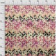 thumbnail image 3 of oneOone Cotton Poplin Pale Yellow Fabric Geometric Craft Projects Decor Fabric Printed By The Yard 42 Inch Wide-S5, 3 of 5