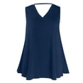 thumbnail image 3 of Birdeem Débardeur pour Femmes Mode Grande Taille Col en V T-Shirt Sans Manches Ample, 3 of 10