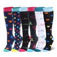 thumbnail image 4 of CAROOTU Chaussettes de Compression pour Femmes et Hommes Chaussettes de Circulation-Compression 20-30 mmHg pour la Course Infirmière de Sport, 4 of 6