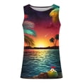 thumbnail image 3 of LSLJS Débardeur Estival à Fleurs Hawaïennes pour Homme Nouvelle Mode Décontractée Imprimé Sport à Col Rond Débardeurs, 3 of 4