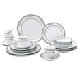 thumbnail image 2 of Lorren Home Trends Victoria Design Dinnerware Set, 24pc, 2 of 4