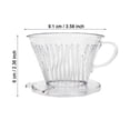 thumbnail image 3 of CJiaWei Coffee Filter Coffee Dripper Pour Over Coffee Maker Drip Brewer Pour Over Coffee Dripper, 3 of 6