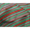 thumbnail image 4 of oneOone Silk Tabby Turquoise Blue Fabric Stripes Sewing Material Print Fabric By The Yard 42 Inch Wide, 4 of 4
