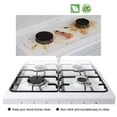 thumbnail image 4 of Vaidha Reusable 4PCS Aluminum Gas Foil Stove Protector Cover Liner Clean Mat Pad, 4 of 9