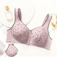 thumbnail image 3 of Seamless Front Close Bras for Women Post Surgery Full Coverage Moisture Wicking Comfort Supportive Convenient Bralettes Plus Size Everyday Bras, 3 of 6