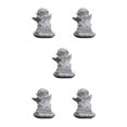 thumbnail image 3 of Baohd Gracieuse Résine Fille Ange Figurine Statue Décoratif Bureau Accent Écriture Pensée 5Set, 3 of 6