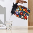 thumbnail image 2 of Tea Pot Floral Pattern – Built In Infuser Stainless Steel Insulated Kettle for Kitchen and Water Serving Elegant Floral Design, 2 of 4