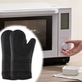 thumbnail image 1 of Baking Gloves Kitchen Insulation Gloves Withstand 260 Degrees High Temperature Soft Can Be Used For Long And Easy To Clean, 1 of 6