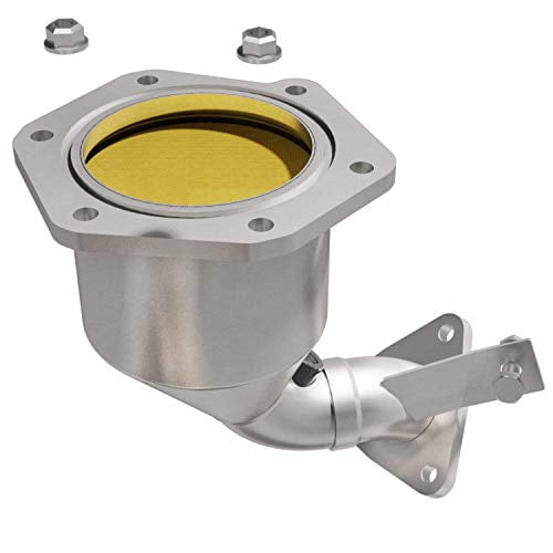MagnaFlow Direct-Fit Catalytic Converter OEM Grade Federal/EPA Compliant 51842 - Stainless Steel 2in Main Piping, 9.4in Overall Length, Post Converter O2 Sensor - OEM SUV Replacement