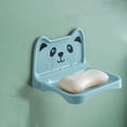 thumbnail image 1 of Dvkptbk Soap Rack Storage Rack Lovely Small Bear Soap Box Wall Mounted Toilet Soap Rack No Water Accumulation and Drainage Soap Box Detachable Structure Storage & Organization, 1 of 6