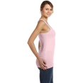 thumbnail image 5 of Bella Ladies Flowy Racerback Tank, S, Soft Pink, 5 of 5