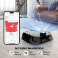 thumbnail image 4 of Tecbot M1 Self-Rinsing Laser Robot Vacuum Cleaner and Mop + SLAM Navigation 4000 PA, 4 of 9