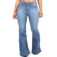 thumbnail image 1 of 50 % de Réduction! Jeans Évasés Skinny Taille Haute avec Poches pour Femmes, 1 of 2