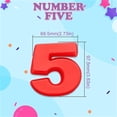 thumbnail image 1 of Agiferg Birthday Number Silicone Cake Mould Pizza Pan Baking Cake Bread Kitchen DIY Mould, 1 of 2