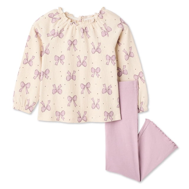 George Toddler Girls' Two Piece Crinkled Tunic Set