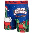 thumbnail image 3 of Rick And Morty Joyeux Pickle Rickmas Boxeur Briefs-Medium (32-34), 3 of 5
