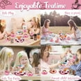 thumbnail image 3 of DEBGFS Ensemble de 38 Pcs Unique de Jeu de Rôle Interactif pour Fête du Thé pour Filles Enfants, 3 of 7