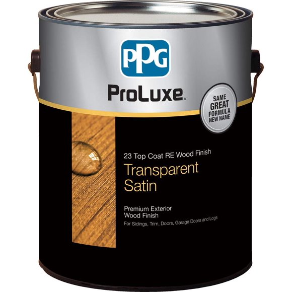 Ppg Proluxe 23 Top Coat Finition Bois R.E., 1 Gallon, 072 Butternut