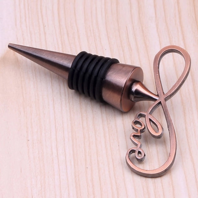 TIMIFIS Bottle Stopper Alloy Wine Bottle Stopper Metal Clear Rhinestones Kitchen Gadgets