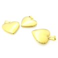 thumbnail image 3 of Collier Médaillon Photo Plaqué Inox Ouvrable Pendentif Souvenir Cadeau, 29x28mm Doré, 3 of 8