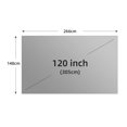 thumbnail image 2 of Projector Screen 16:9 Foldable Anti-Light Grey Reflective Cloth, 2 of 6