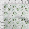 thumbnail image 1 of oneOone Polyester Spandex White Fabric Florals Craft Projects Decor Fabric Printed By The Yard 56 Inch Wide-KMA, 1 of 4