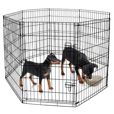 Vibrant Life Dog Pen, Indoor & Outdoor Pet Exercise Play Pen, 36inch