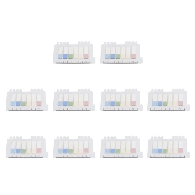 Page Markers Index Tabs, Translucent Self Adhesion 10 Sheets Translucent Index Tabs For Office
