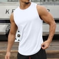thumbnail image 2 of Birdeem Tank Top for Men Mens Solid Color Sleeveless Hooded Blouse, 2 of 12