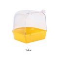 thumbnail image 2 of kurtrusly Parrots Water Bathtub Shower Box Wide Application Easy To Clean And Reusable Universal Fit Plastic yellow, 2 of 2