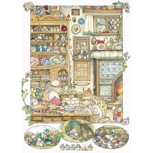 Cobble Hill 500 Puzzle de pièce - Pique-nique brameux - Modèle d'affiche
