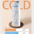 thumbnail image 4 of Clearance Sales Promotion FreeSip Insulated Stainless Water Bottle with for Sports Travel and School Sports Water Bottle Tied and Bows, 4 of 7