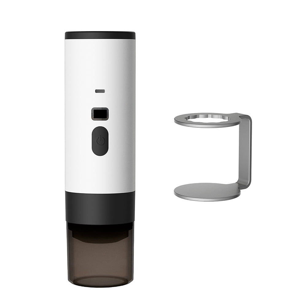 Cafetière à Capsules Sans Fil Portable pour la Maison, le Camping, le Voyage, Rechargeable par USB 3 en 1