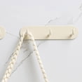 thumbnail image 3 of 3 Hook Wall Mounted Self Adhesive Key Rack, Premium Iron Material, Sturdy and Easy to Clean, Suitable for Hallway or Kitchen, 3 of 7