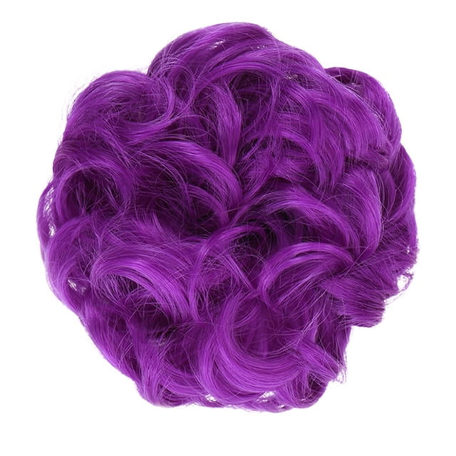 Wig Curly Bun Extension Messy Bun Hair Piece Scrunchie Updo Wrap Hair Extensions, wig for Women