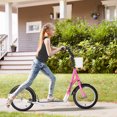 thumbnail image 2 of Aosom Kick Scooter, Kids Scooter with Adjustable Handlebar, Pink, 2 of 10