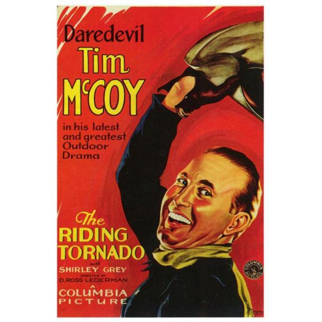 Posterazzi MOVAF3333 The Riding Tornado Movie Poster - 27 x 40 in.