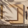 thumbnail image 3 of OMCHOM 48" Rolling Kitchen Island with Power Outlet Drop Leaf 2 Drawers 3 Doors Trash Can Cabinet Spice Rack Towel Rack, White, 3 of 9