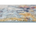 thumbnail image 4 of Rug Branch Ziya 2' x 10' (2'3" x 10')  Yellow/Blue Abstract Distressed Indoor Runner Rug, Contemporary, Medium Pile, Stain-Resistant Hallway Carpet - Entryway, Mudroom, Bedroom, and Kitchen, 4 of 6