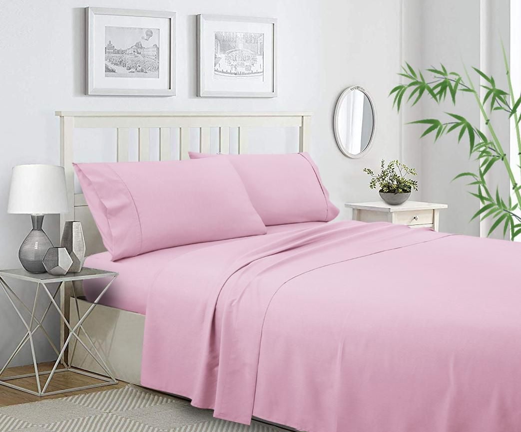 Ensemble de draps en mélange de polyester et bambou