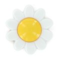 thumbnail image 4 of LA VOGUE Shank Button Yellow and White Flower, 15 mm (0.59 in), 4 of 5