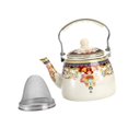 thumbnail image 3 of simhoa Bouilloire en Émail 3,3l avec Poignée Cafetière pour Fête Maison Restaurant Multicolore, 3 of 8